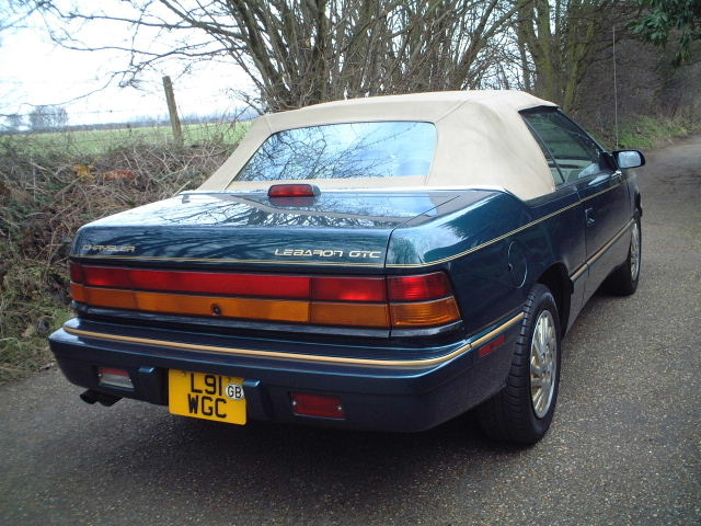 1994 Chrysler Lebaron Gtc Convertible. 95 Chrysler Lebaron Gtc Convertible. 1993 Chrysler LeBaron GTC